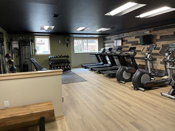 Fully equipped fitness center